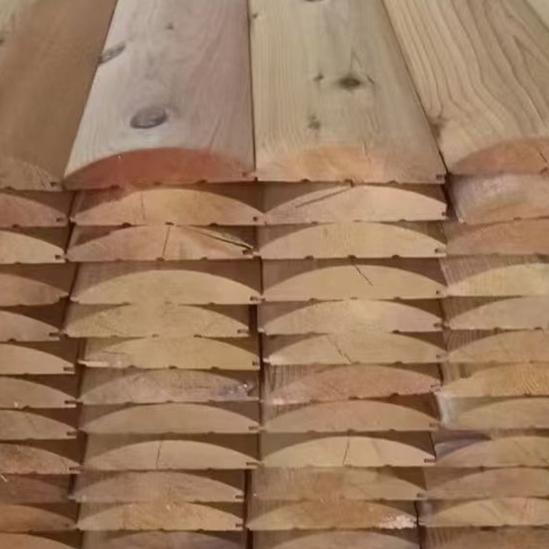 Douglas Fir D-Log sivuraide