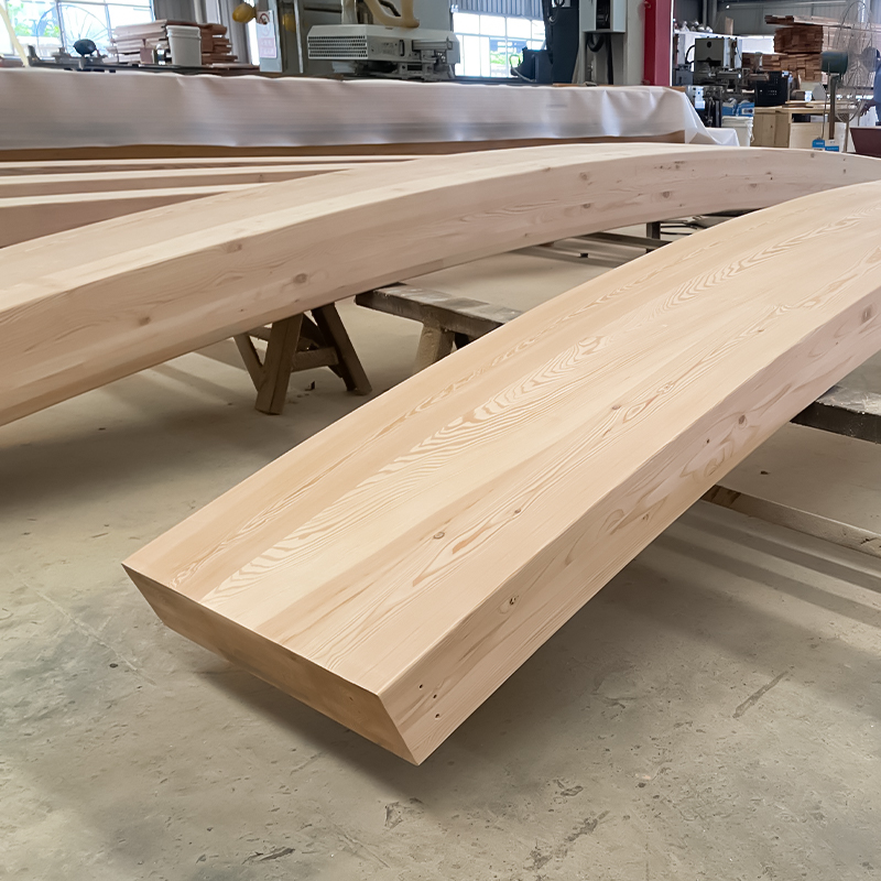 Douglas Fir kaareva liimapuu Douglas Fir kaareva liimapuu